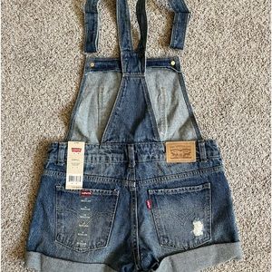 Levis Jean Overalls Shortall 12 Reg NWT